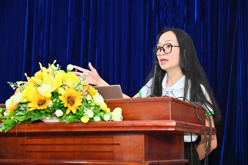Phường An Nhơn: Bồi dưỡng kỹ năng viết tin, bài cho cán bộ phụ trách truyền thông - Ảnh 2.