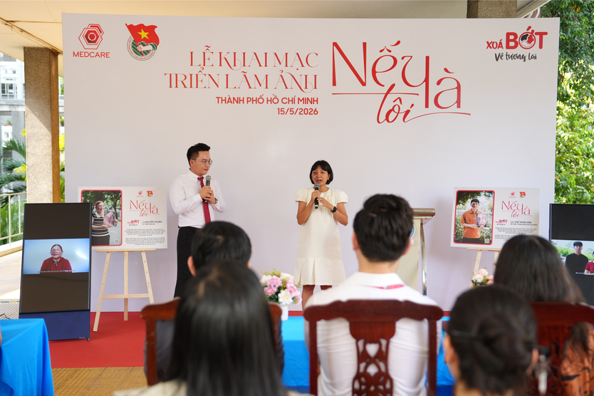 Khai mạc triển lãm ảnh "Nếu là tôi" tại Đại học Y Dược TP. Hồ Chí Minh - Ảnh 2.