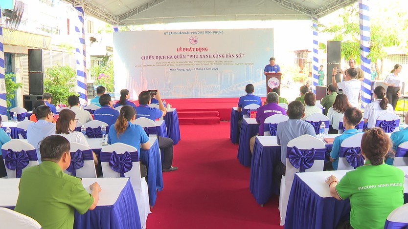 TP. Hồ Chí Minh: Phường Minh Phụng phát động chiến dịch "Phủ xanh Công dân số" năm 2026 - Ảnh 5.