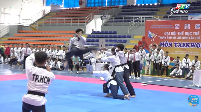 Gần 400 vận động viên Taekwondo tranh tài sôi nổi tại Đại hội TDTT TP. Hồ Chí Minh- Ảnh 4.