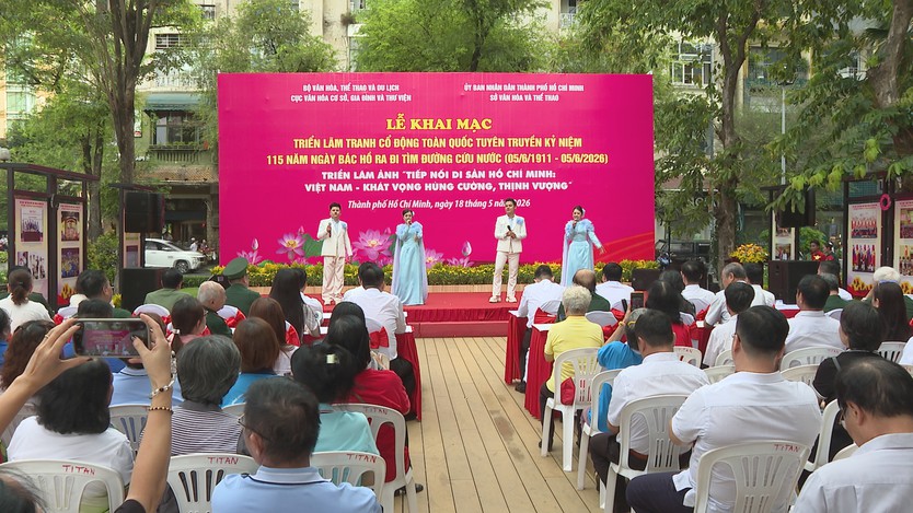 "Tiếp nối di sản Hồ Chí Minh" từ không gian nghệ thuật - Ảnh 10.
