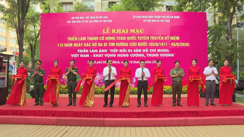 "Tiếp nối di sản Hồ Chí Minh" từ không gian nghệ thuật - Ảnh 8.