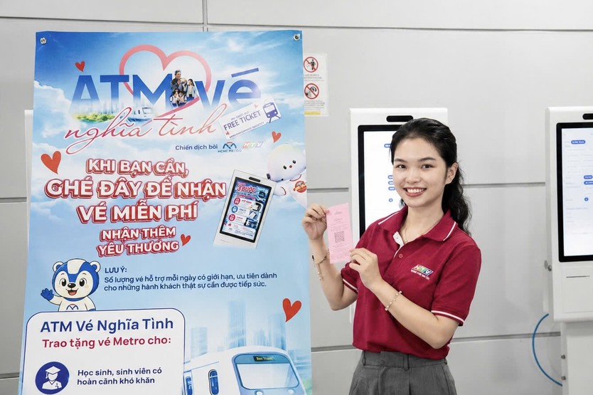 TP. Hồ Chí Minh chính thức công bố “ATM Vé Nghĩa Tình” đầu tiên tại tuyến Metro số 1 (Bến Thành - Suối Tiên) - Ảnh 5.