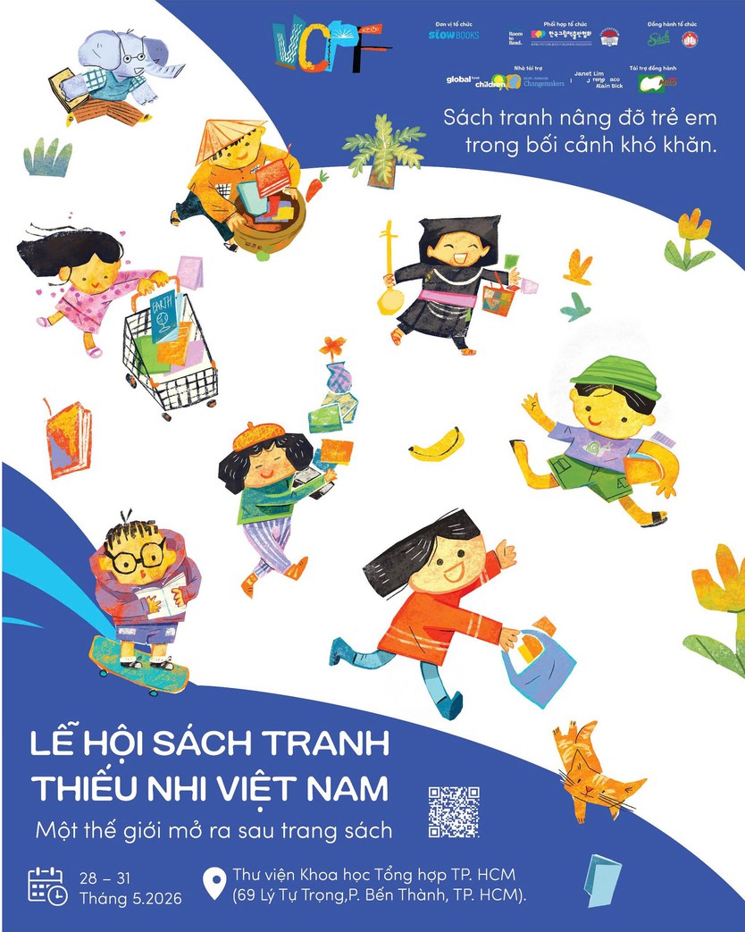 Lễ hội sách tranh thiếu nhi đầu tiên tại Việt Nam - Ảnh 1.