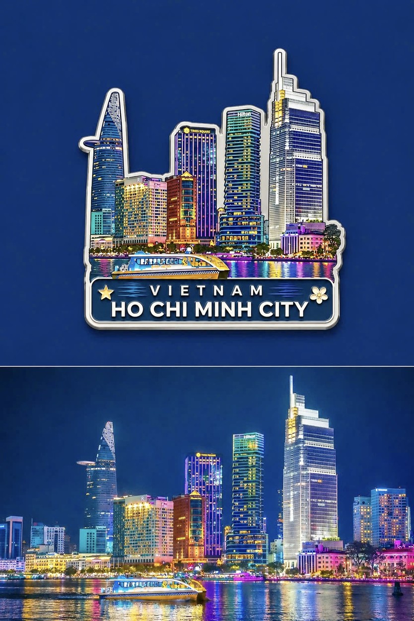 Hướng dẫn biến ảnh du lịch thành “nam châm tủ lạnh” đang đang gây sốt - Ảnh 2.