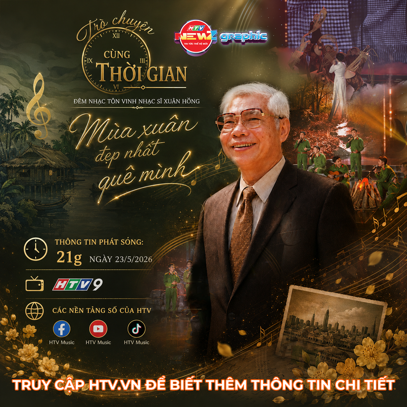 Hôm nay: Đêm nhạc Xuân Hồng "Mùa xuân đẹp nhất quê mình" chính thức lên sóng HTV - Ảnh 1.