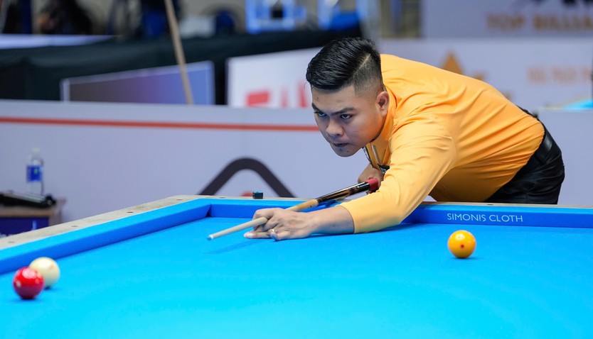 Billiards: Nguyễn Trần Thanh Tự thăng hoa với sê-ri 17 điểm, thẳng tiến vòng 16 World Cup- Ảnh 1.