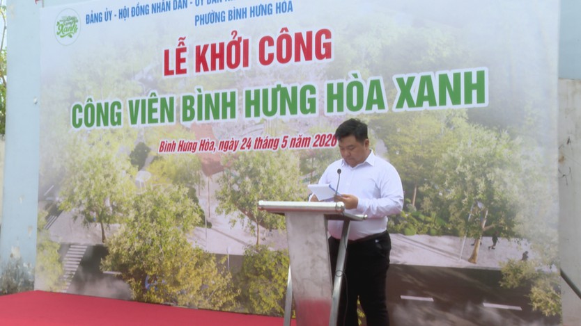 Khởi công xây dựng Công viên Bình Hưng Hòa Xanh phục vụ cộng đồng dân cư - Ảnh 2.