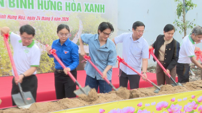 Khởi công xây dựng Công viên Bình Hưng Hòa Xanh phục vụ cộng đồng dân cư - Ảnh 4.