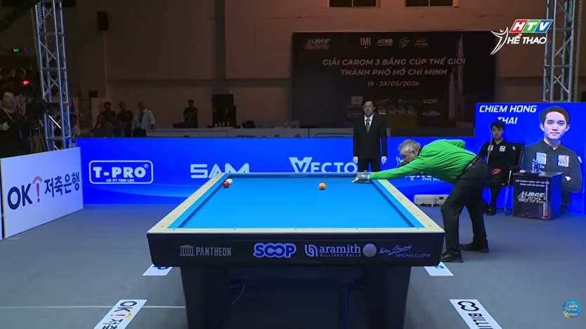 Chiêm Hồng Thái giành ngôi Á quân World Cup Carom 3 băng tại TP. Hồ Chí Minh- Ảnh 1.