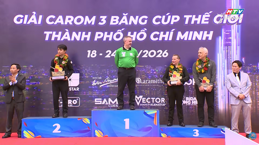 Chiêm Hồng Thái giành ngôi Á quân World Cup Carom 3 băng tại TP. Hồ Chí Minh- Ảnh 2.