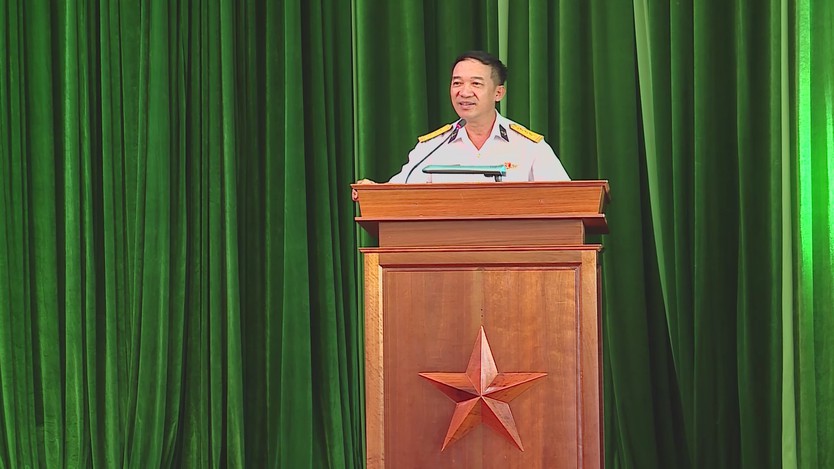 Hội đồng Nghĩa vụ quân sự TP. Hồ Chí Minh thăm, động viên chiến sĩ mới tại Vùng 4 Hải quân - Ảnh 3.