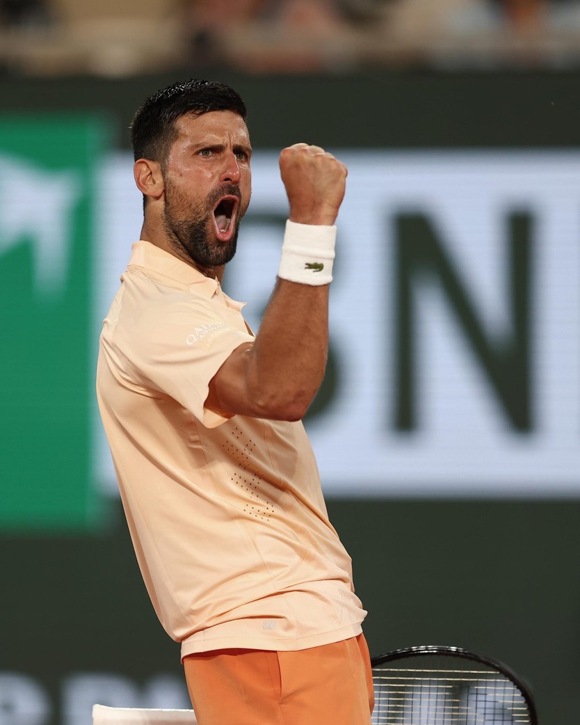 Djokovic ngược dòng kịch tính tại Roland Garros 2026- Ảnh 1.