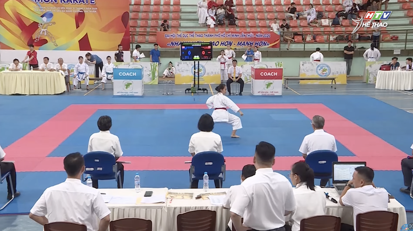 Gần 500 vận động viên tranh tài tại giải Karate Đại hội TDTT TP. Hồ Chí Minh 2026- Ảnh 1.