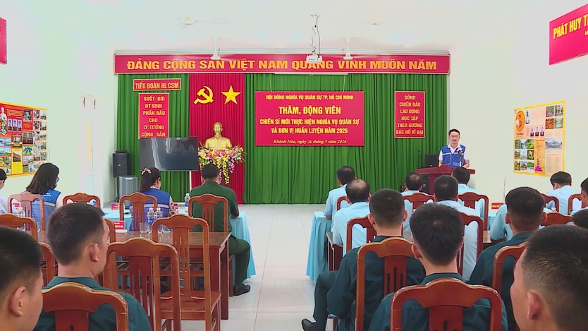 TP. Hồ Chí Minh: Tiếp lửa tinh thần đến các chiến sĩ mới- Ảnh 1.