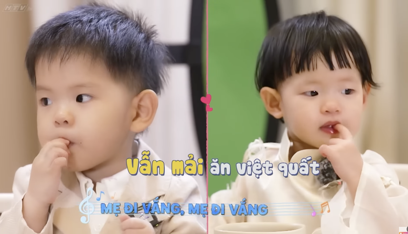 Bản tin “Mukbang việt quất” siêu lầy lội của ba Cường và hai nhóc tì Cue - Cam - Ảnh 6.