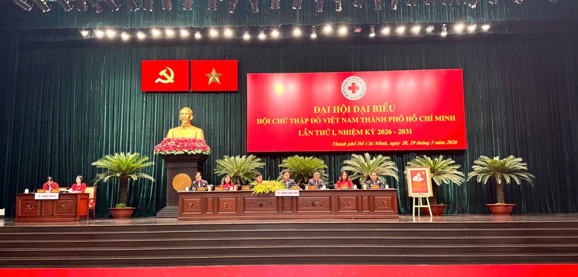 Đại hội Đại biểu Hội Chữ thập đỏ Việt Nam TP. Hồ Chí Minh lần thứ I, nhiệm kỳ 2026 - 2031 - Ảnh 1.