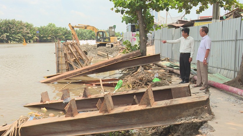 Nỗ lực khắc phục các điểm sạt lở trước mùa mưa bão- Ảnh 1.