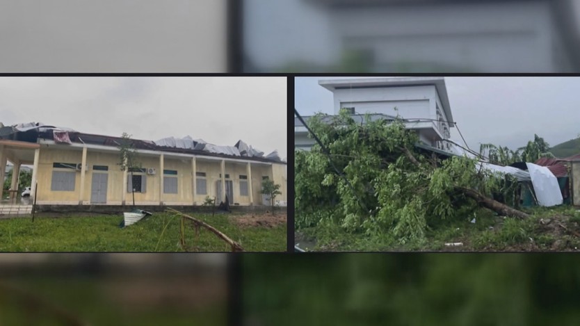 5 người bị thương, 350 nhà tốc do giông lốc, mưa đá- Ảnh 3.