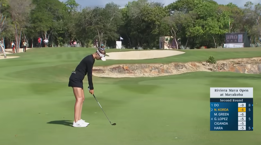 "Ngọc nữ" Nelly Korda dẫn đầu vòng 2 giải LPGA Riviera Maya Open - Ảnh 2.