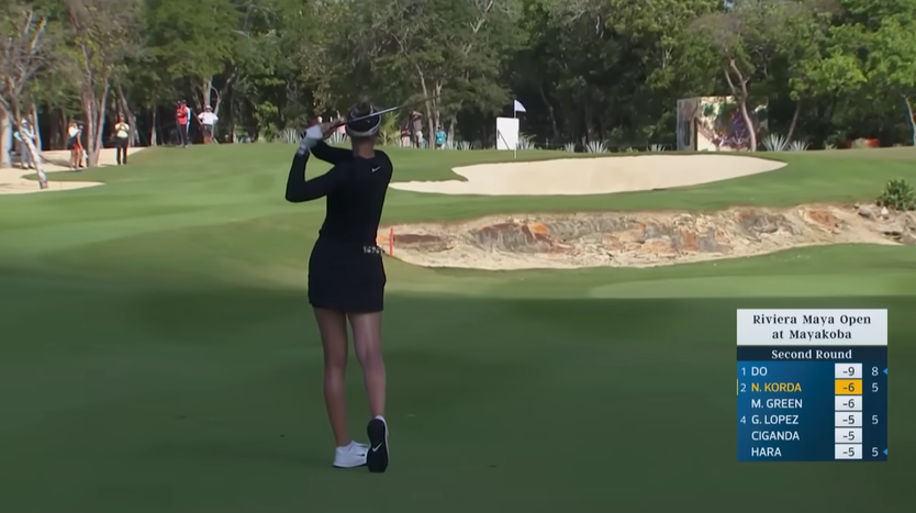 "Ngọc nữ" Nelly Korda dẫn đầu vòng 2 giải LPGA Riviera Maya Open - Ảnh 3.