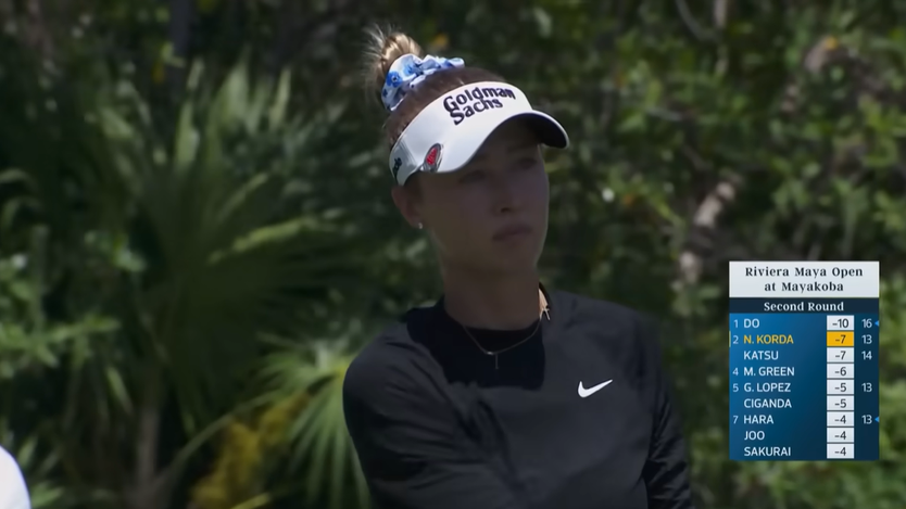 "Ngọc nữ" Nelly Korda dẫn đầu vòng 2 giải LPGA Riviera Maya Open - Ảnh 1.