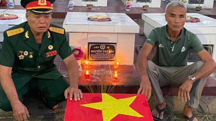 Đón nhận, an táng hài cốt Liệt sĩ Nguyễn Văn Bắc về với đất mẹ - Ảnh 1.