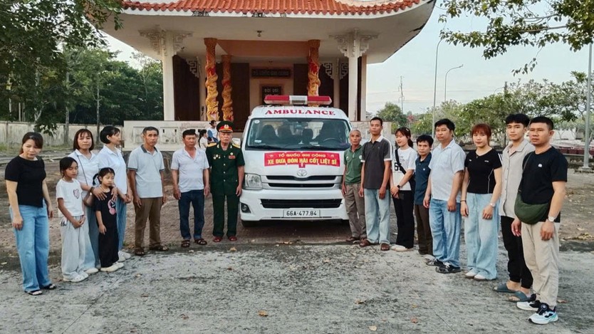 Đón nhận, an táng hài cốt Liệt sĩ Nguyễn Văn Bắc về với đất mẹ - Ảnh 2.