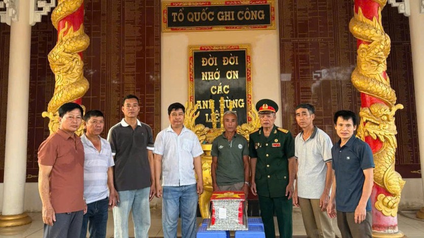 Đón nhận, an táng hài cốt Liệt sĩ Nguyễn Văn Bắc về với đất mẹ - Ảnh 3.