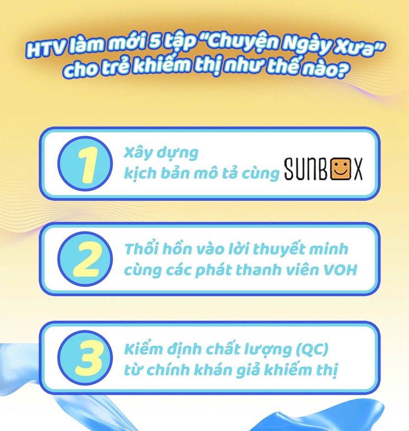 Lần đầu tiên, HTV ra mắt 5 tập “Chuyện Ngày Xưa” phiên bản nâng cấp dành riêng cho các em khiếm thị - Ảnh 2.