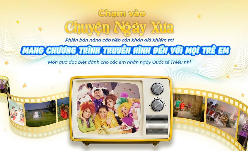 Lần đầu tiên, HTV ra mắt 5 tập “Chuyện Ngày Xưa” phiên bản nâng cấp dành riêng cho các em khiếm thị - Ảnh 1.