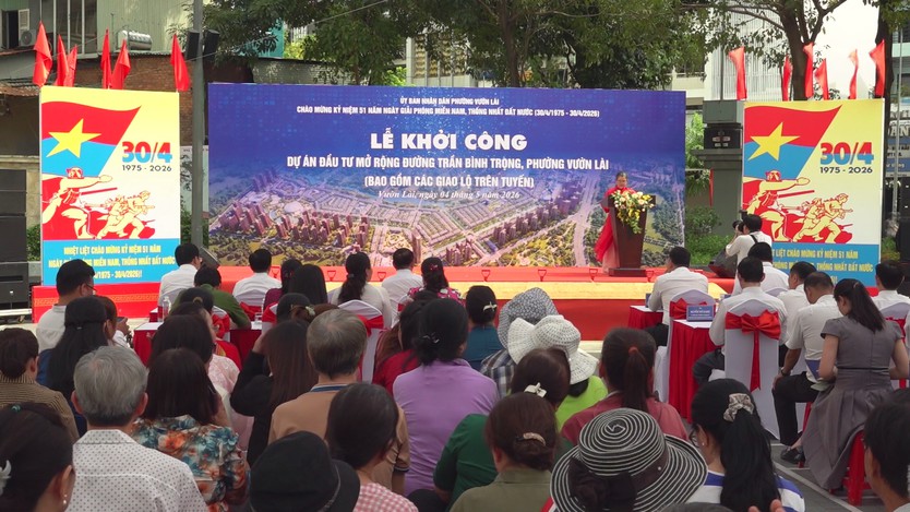 Khởi công mở rộng đường Trần Bình Trọng: Gỡ “nút thắt” hạ tầng, hoàn thiện diện mạo đô thị trung tâm- Ảnh 1.