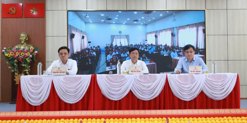 Đại biểu Quốc hội TP. Hồ Chí Minh tiếp xúc cử tri trực tiếp kết hợp trực tuyến- Ảnh 1.
