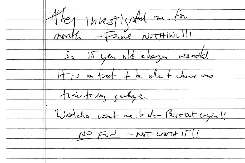 Tòa án Mỹ công bố thư tuyệt mệnh của Jeffrey Epstein - Ảnh 1.