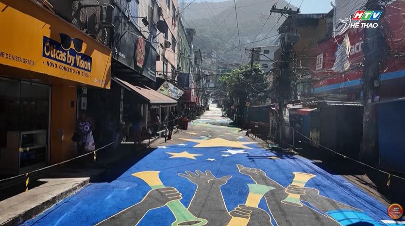 Đường phố Rio de Janeiro rực rỡ sắc màu chào đón World Cup- Ảnh 2.