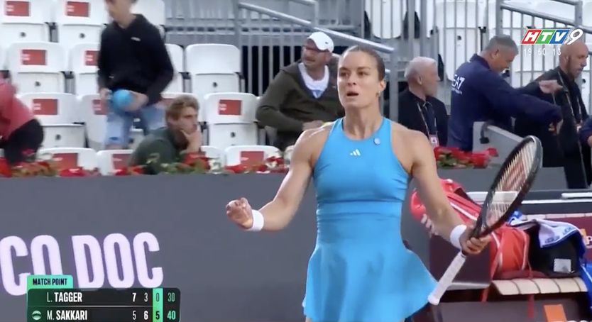 Maria Sakkari ngược dòng vào vòng hai Italian Open - Ảnh 1.