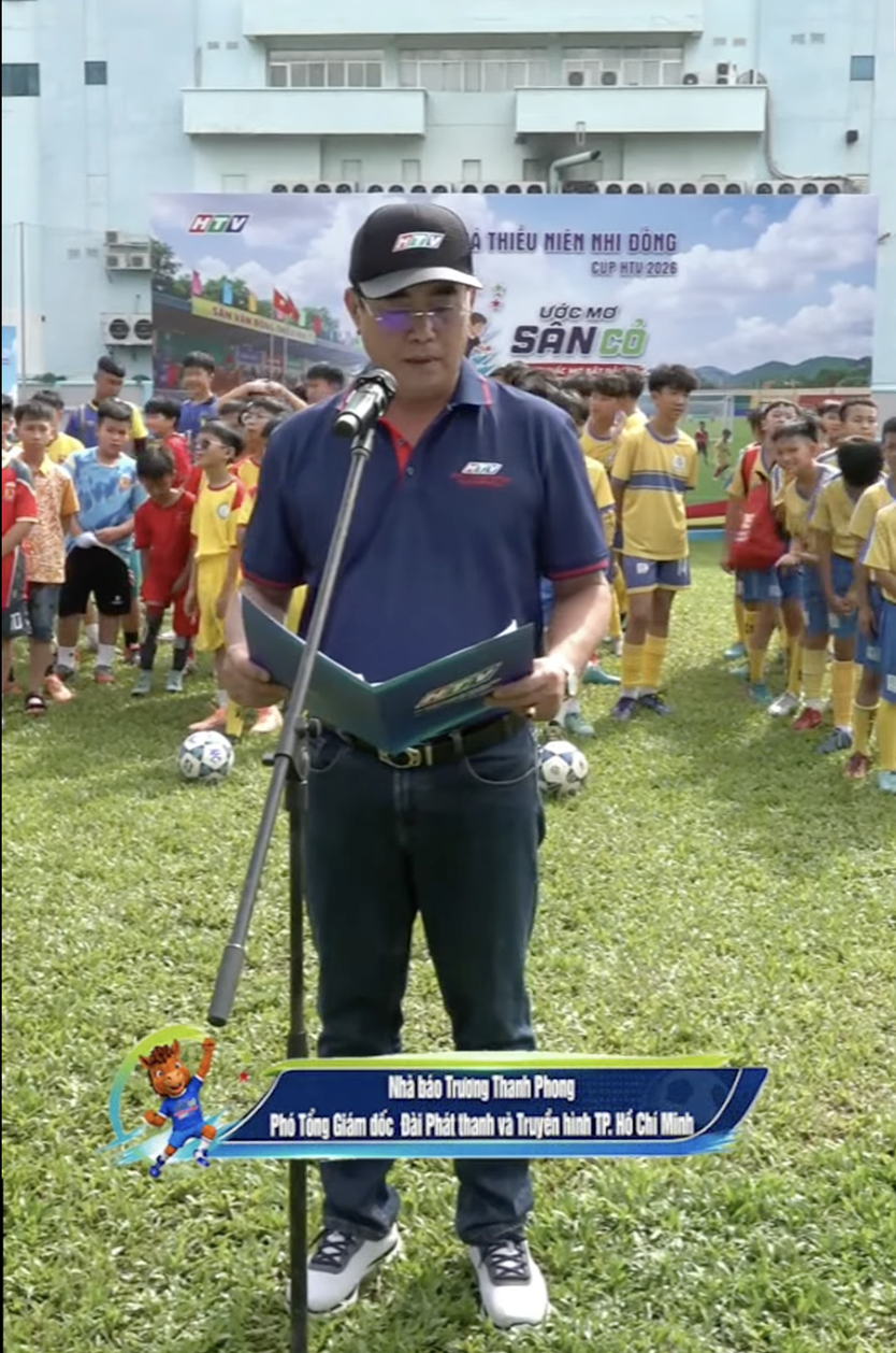 Khởi động giải bóng đá Thiếu niên - Nhi đồng "Ước mơ sân cỏ" Cúp HTV 2026 - Ảnh 1.