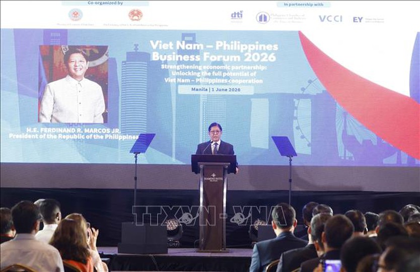 Tổng Bí thư, Chủ tịch nước Tô Lâm và Tổng thống Philippines dự Diễn đàn Doanh nghiệp Việt Nam - Philippines- Ảnh 4.
