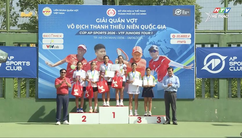 TP. Hồ Chí Minh nhất toàn Đoàn tại Giải quần vợt vô địch thanh thiếu niên Quốc Gia 2026 - Ảnh 3.