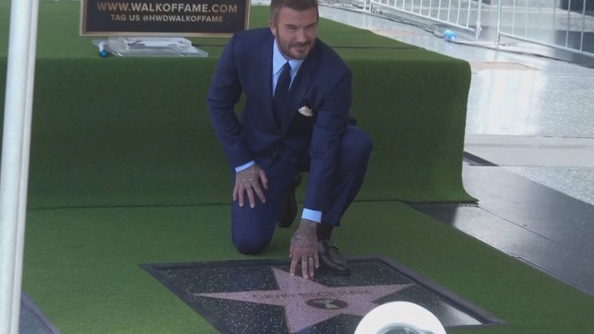 Beckham được gắn sao trên Đại lộ Danh vọng Hollywood - Ảnh 3.