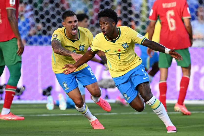 Vinicius Jr tỏa sáng, Brazil chia điểm với Morocco tại World Cup 2026 - Ảnh 7.