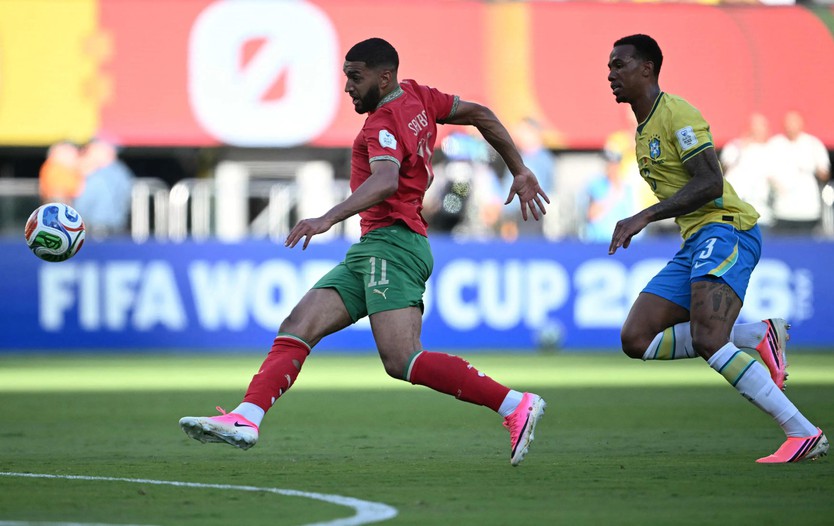 Vinicius Jr tỏa sáng, Brazil chia điểm với Morocco tại World Cup 2026 - Ảnh 4.