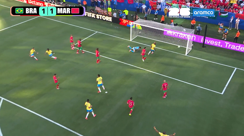 Vinicius Jr tỏa sáng, Brazil chia điểm với Morocco tại World Cup 2026 - Ảnh 6.