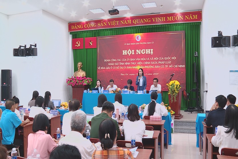 Thời sự trưa HTV ngày 15/6/2026 | Đoàn công tác Ủy ban Văn hóa và Xã hội của Quốc hội khảo sát công tác hòa giải tại phường Bàn Cờ - Ảnh 1.