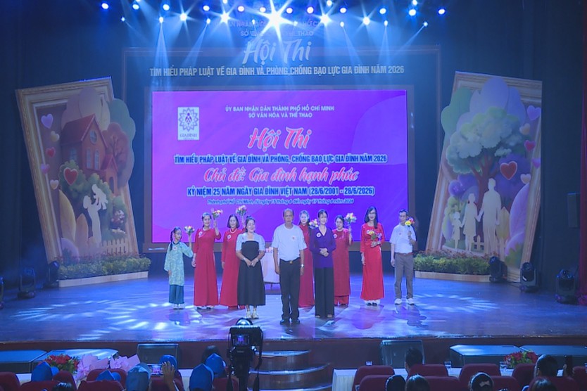 158 đội tranh tài tại hội thi tìm hiểu pháp luật về gia đình - Ảnh 1.