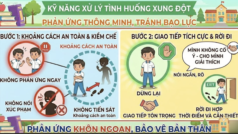 A, Bạn đây rồi!: Kỹ năng phòng tránh xung đột  - Ảnh 6.