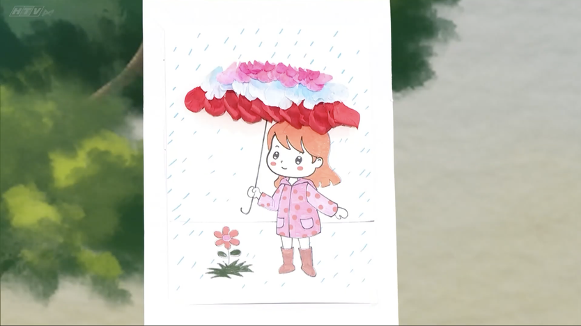 Góc nhỏ kỳ diệu: Sáng tạo vẽ tranh từ cánh hoa bỏ đi- Ảnh 1.
