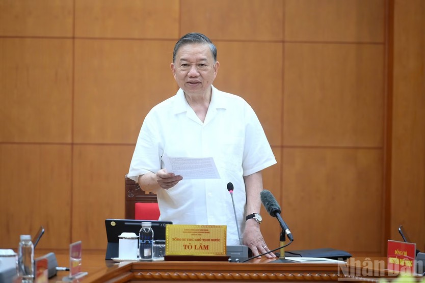 Tổng Bí thư, Chủ tịch nước Tô Lâm: Tầm nhìn 100 năm tới phải tiếp tục thể hiện khát vọng phát triển của dân tộc Việt Nam- Ảnh 1.