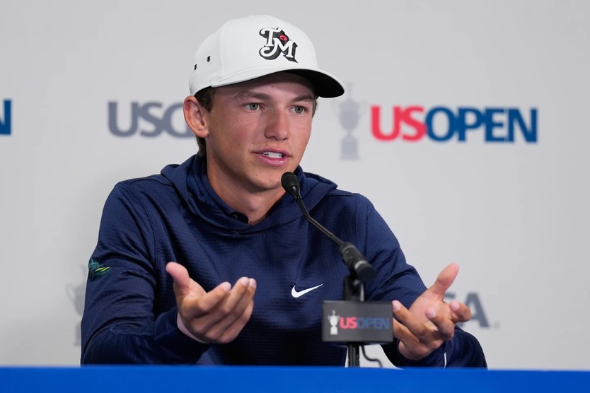 Tài năng 17 tuổi Miles Russell gây chú ý tại U.S. Open 2026- Ảnh 2.