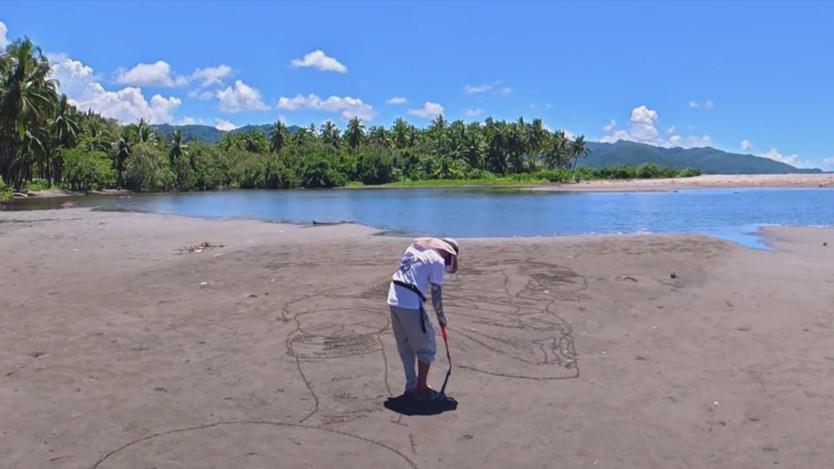 Tranh trên bãi biển của họa sĩ Philippines gây "sốt" mạng xã hội- Ảnh 5.